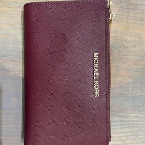 Michael Kors burgundy wallet